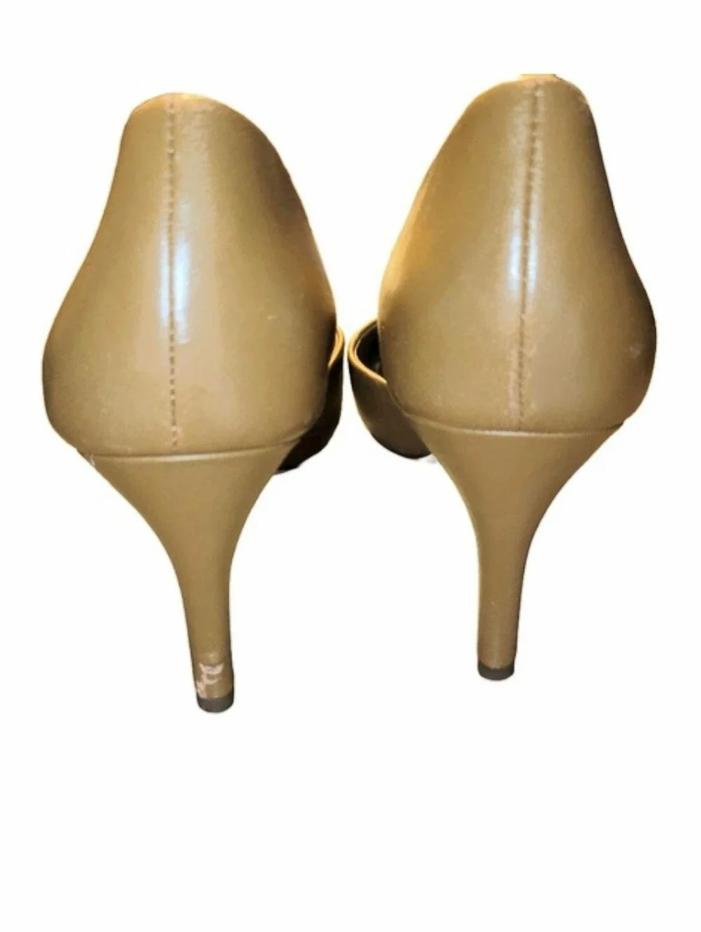 Vince Tiana Pointed Toe Leather Pumps Tan Fawn - The Perfect Neutral Size 7